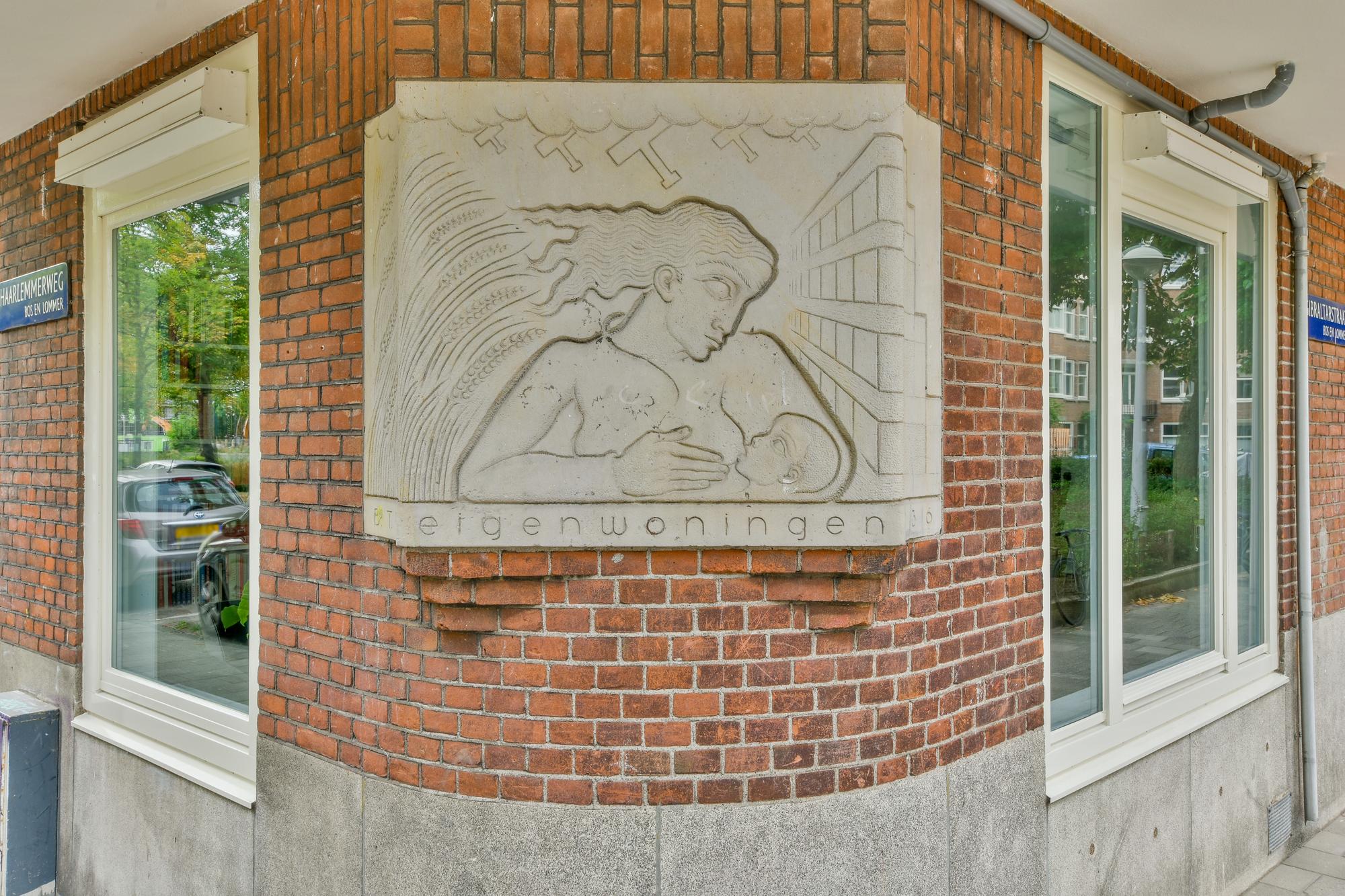 studio exterior with sign and window